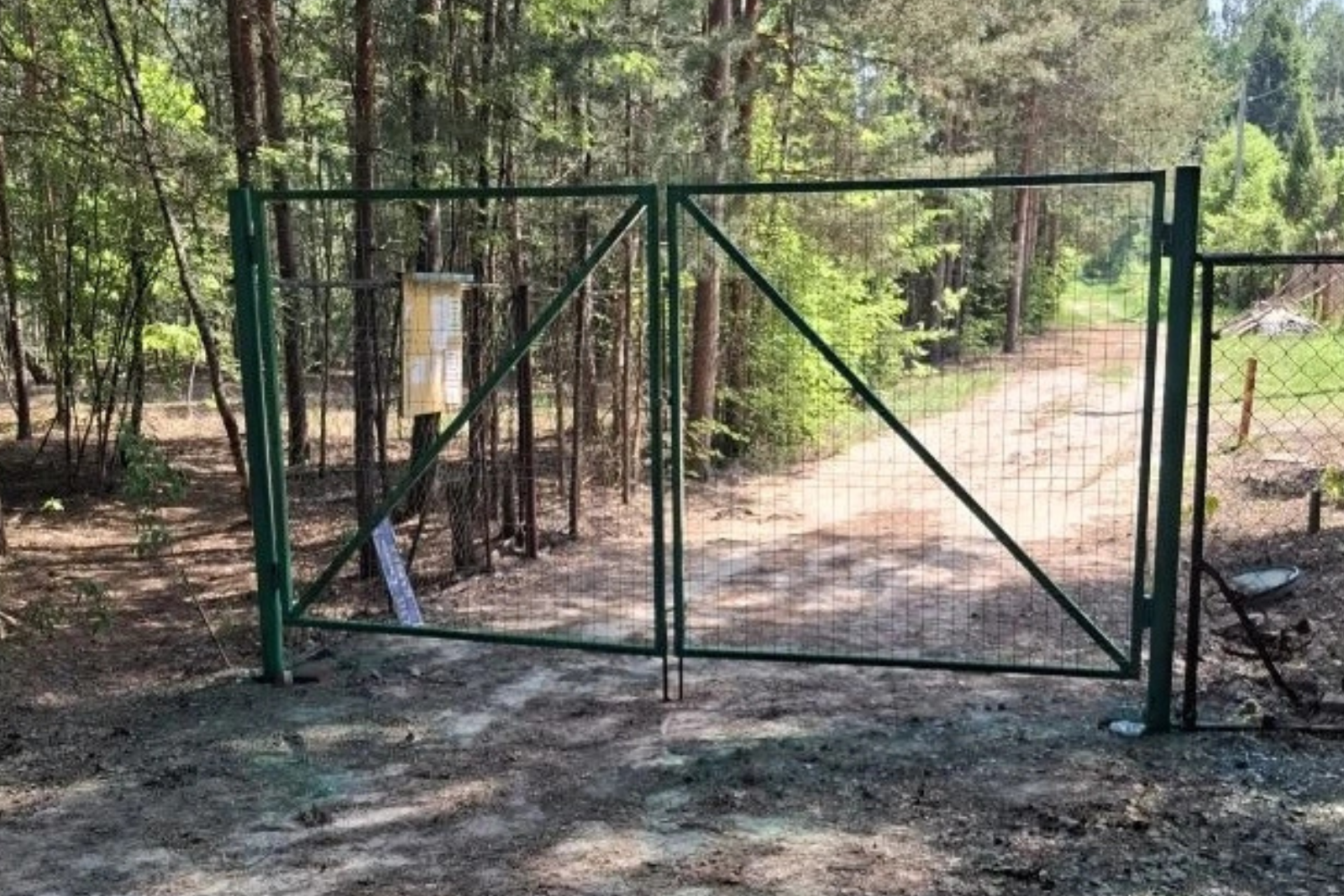 novye vorota - Замена въездных ворот в СНТ Сосенки «Карьер»
